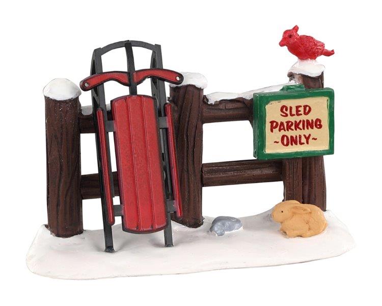 Lemax sled parking only