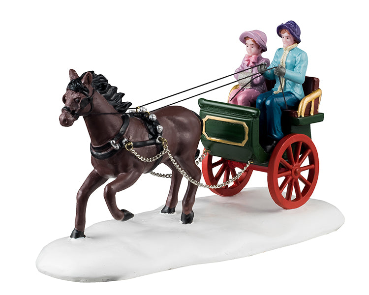 Lemax winter carriage ride
