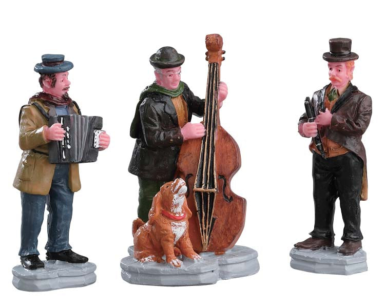 Lemax streetside trio, set van 3