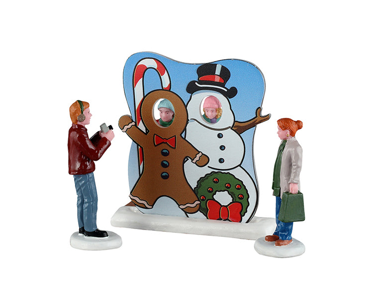 Lemax frosty photo op, set van 3
