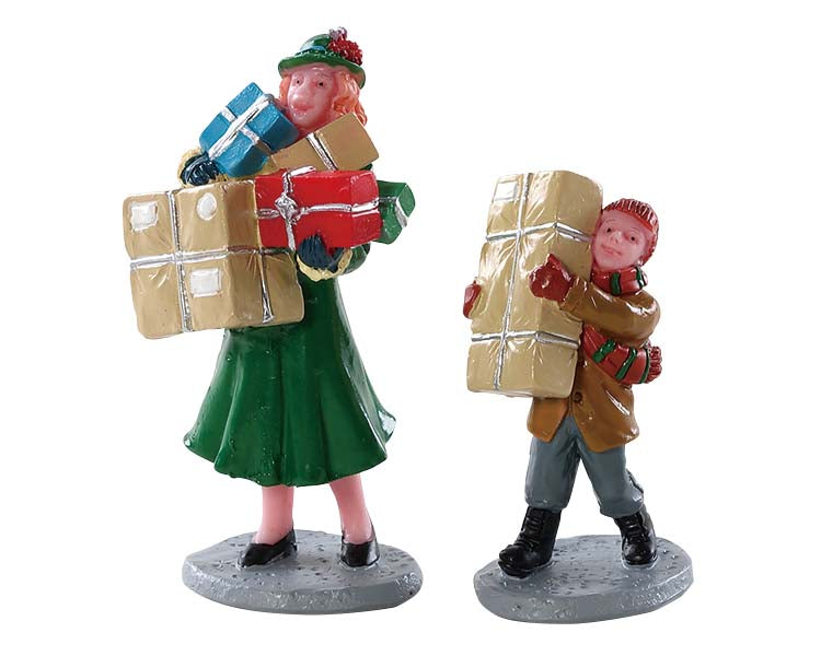 Lemax christmas rush, set van 2