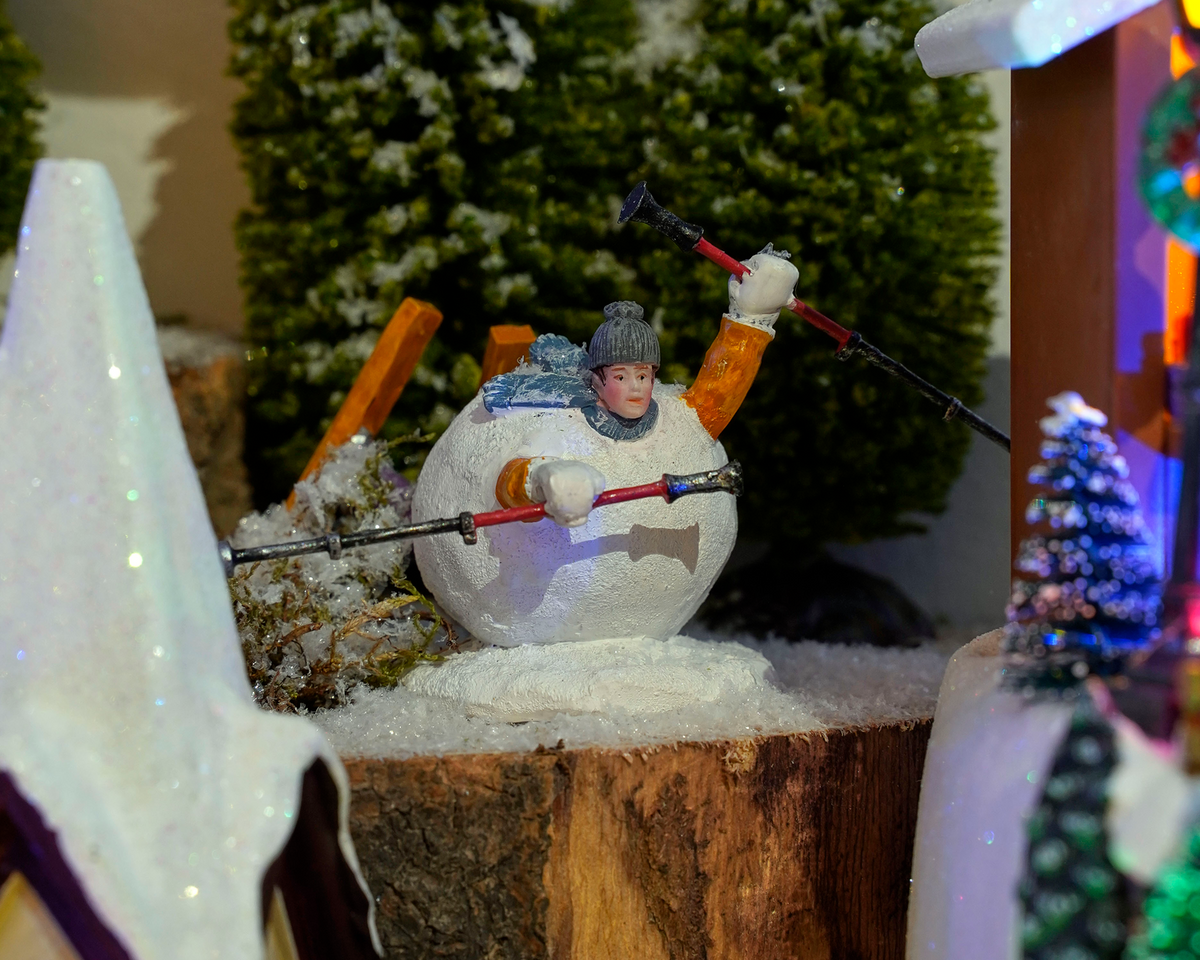 LuVille People in snow, 2 delig