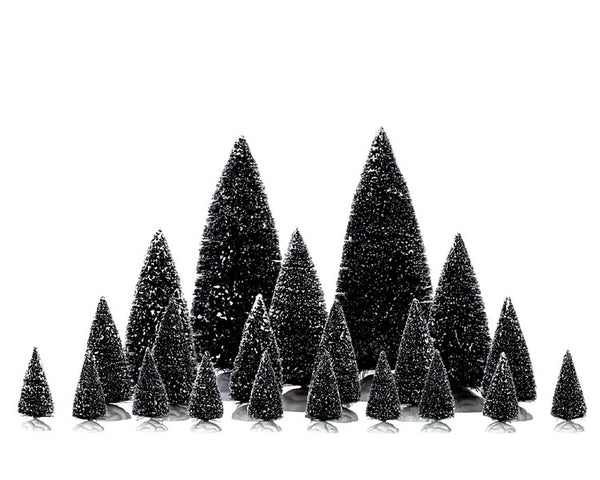 Lemax assorted pine trees, set van 21