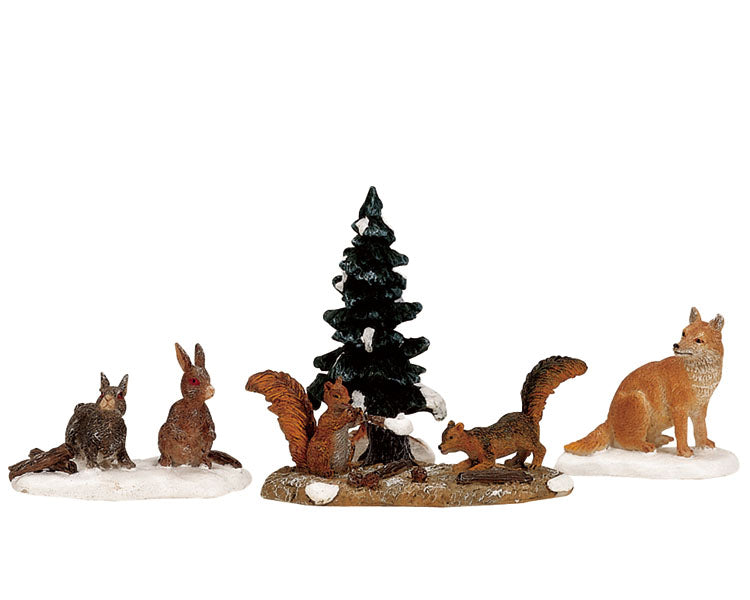 Lemax woodland animals, set van 4