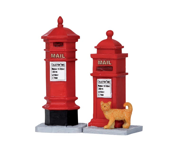 Lemax victorian mailboxes, set van 2