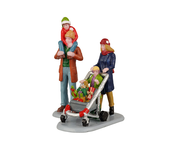 Lemax family holiday shopping spree, set van 2