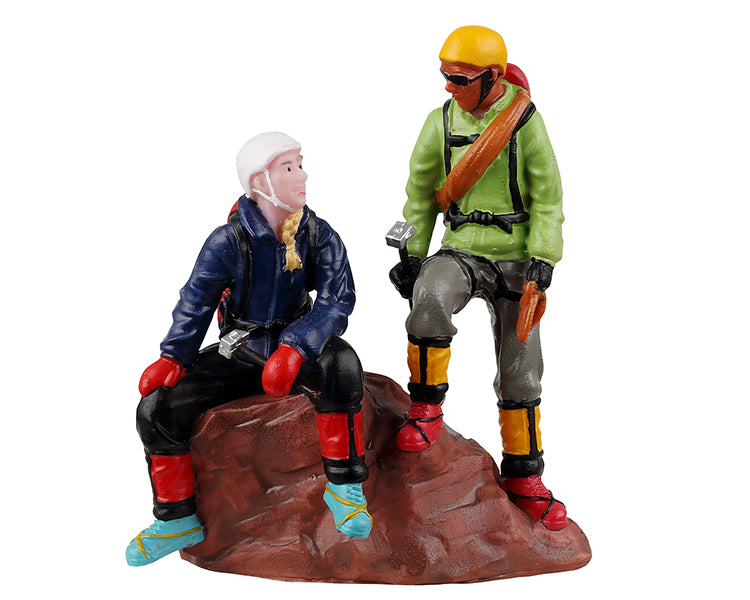 Lemax mountain climbers