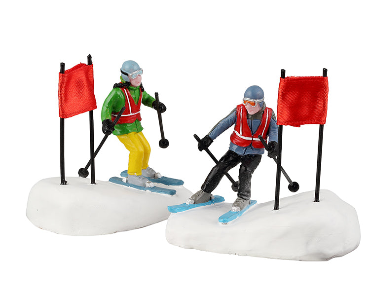 Lemax slalom stars, set van 2