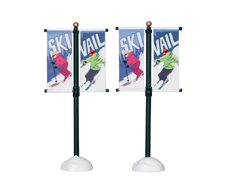 Lemax street pole banner, set van 2