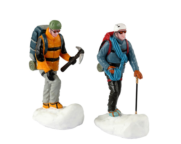 Lemax mountaineers, set van 2