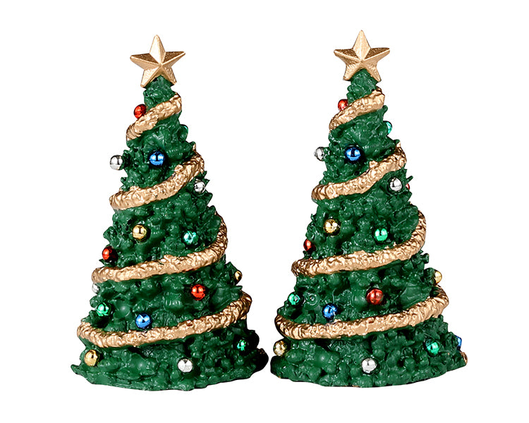 Lemax classic christmas tree, set van 2