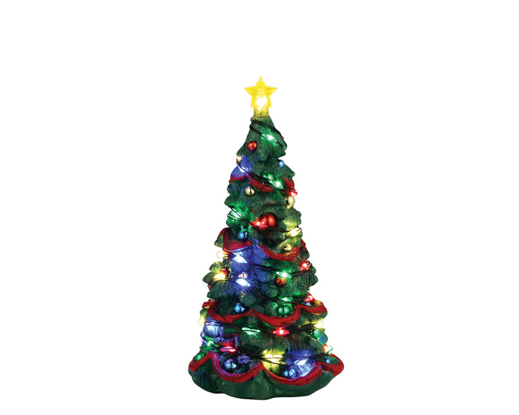 Lemax joyful christmas tree, multi light
