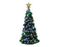Lemax snowy christmas tree, multi light