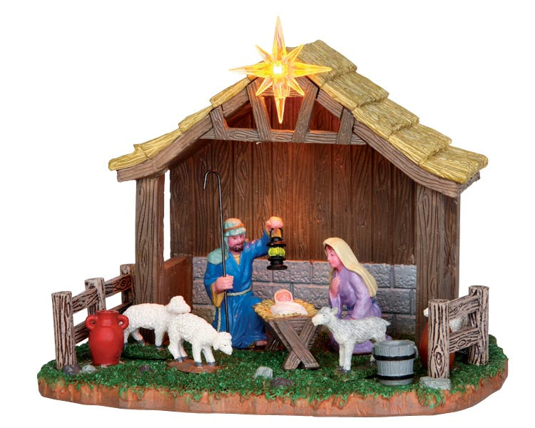 Lemax nativity scene