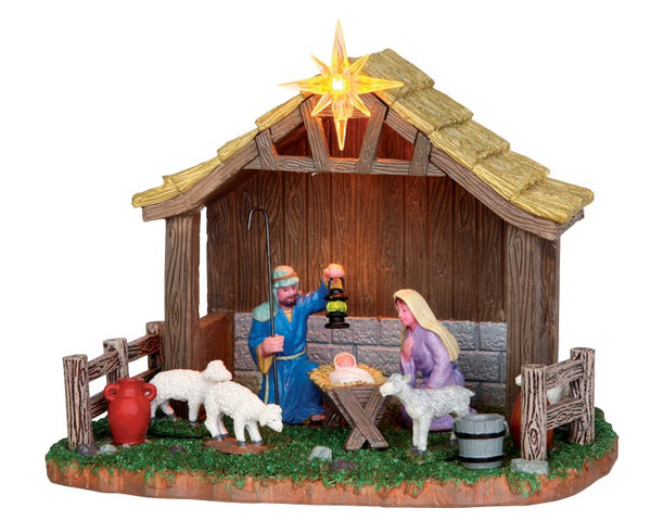 Lemax nativity scene