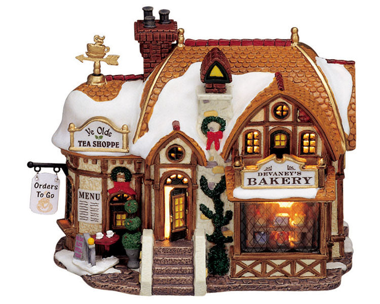 Lemax devaney's bakery, incl. adaptor, (wit)