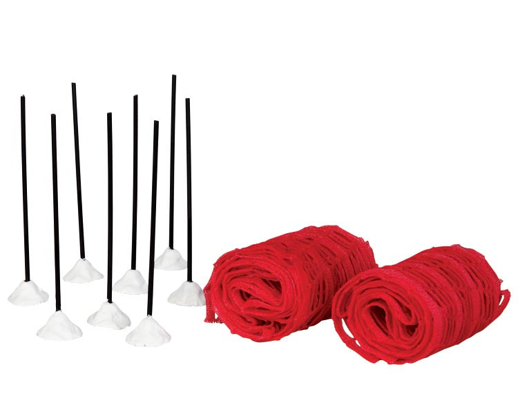 Lemax ski racing net, set van 10