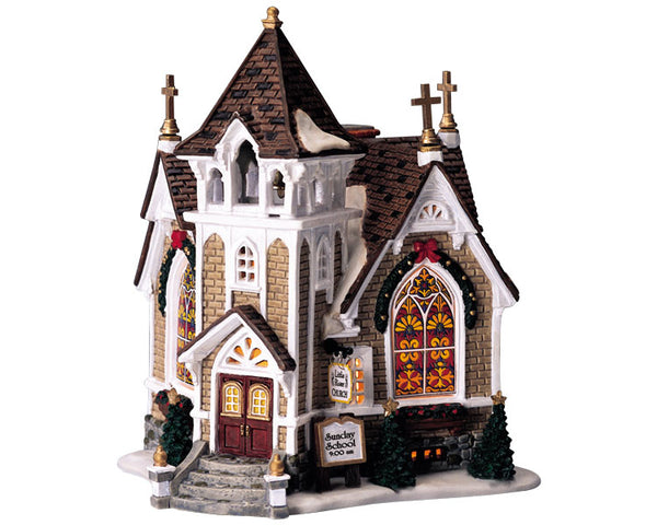 Lemax little river church, incl. adaptor (wit)