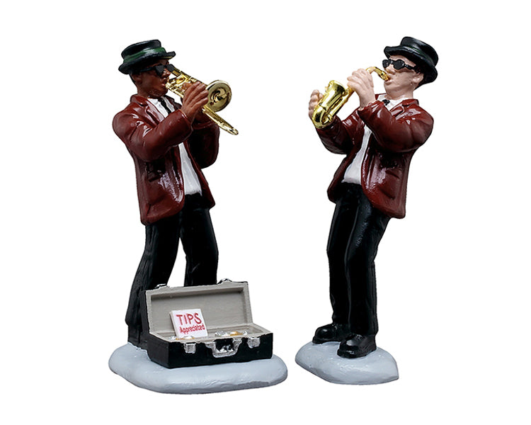 Lemax jazz duo, set van 2