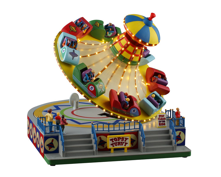 Lemax topsy turvy, incl. adaptor (wit)