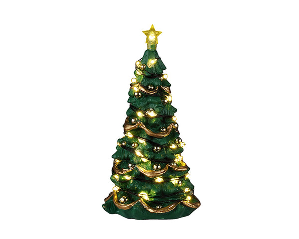 Lemax joyful christmas tree, clear light
