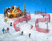 Lemax apres-ski lodge set, incl. adaptor (wit)