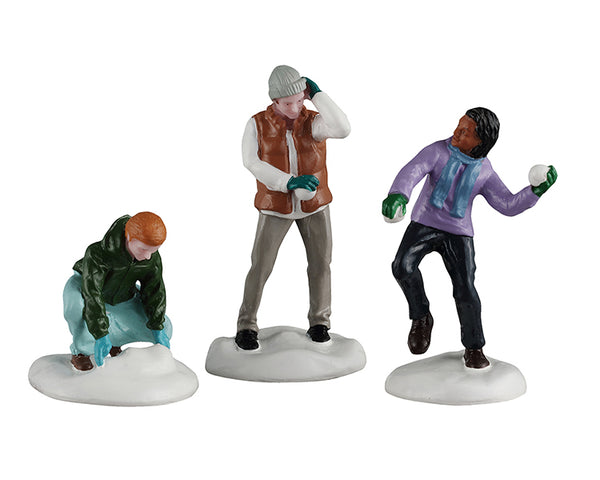 Lemax snowball fight, set van 3