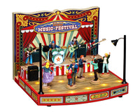 Lemax big top holiday music festival, incl. adaptor  (wit)