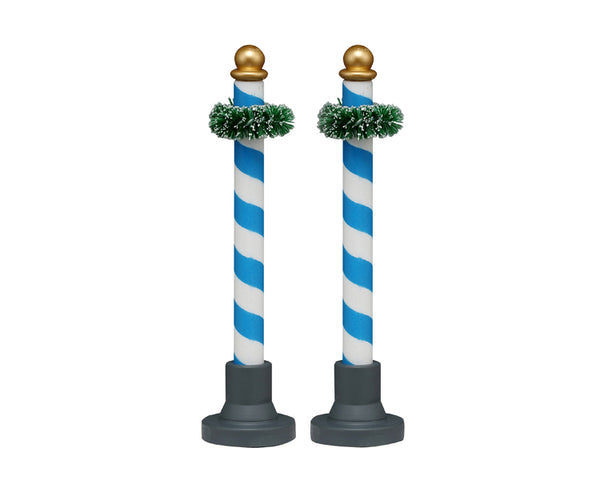 Lemax biergarten poles, set van 2