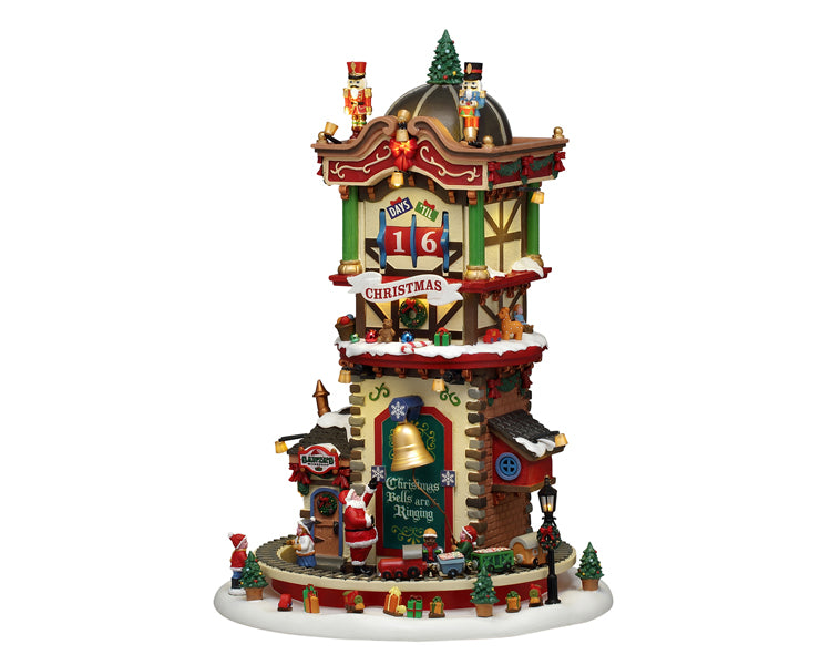 Lemax christmas 'time' countdown, incl. adaptor (wit)