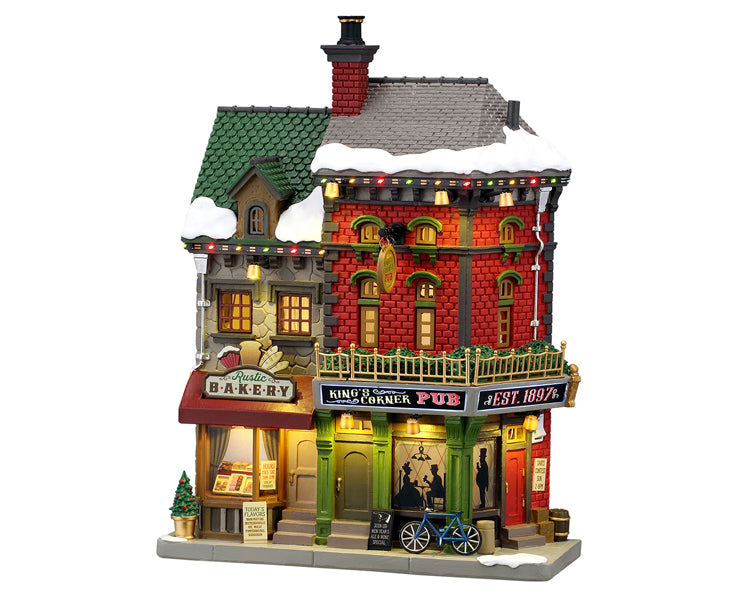 Lemax king's corner pub