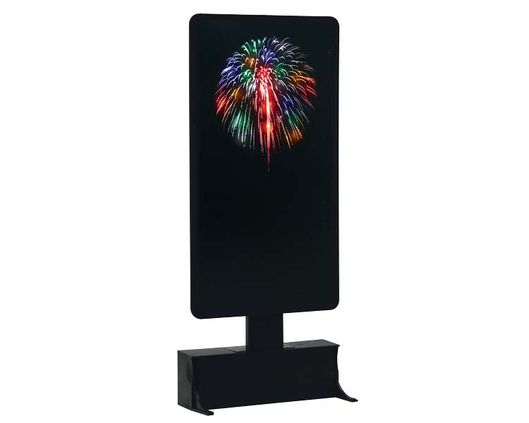 Lemax multi-color fireworks
