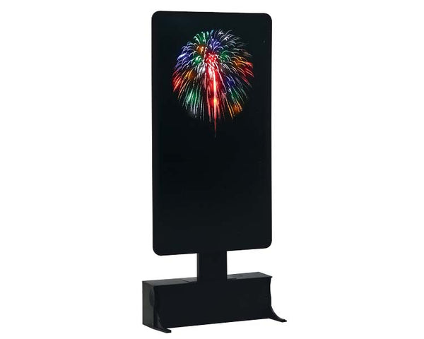 Lemax multi-color fireworks