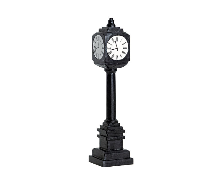 Lemax street clock