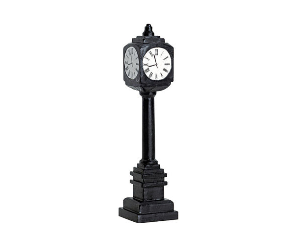 Lemax street clock