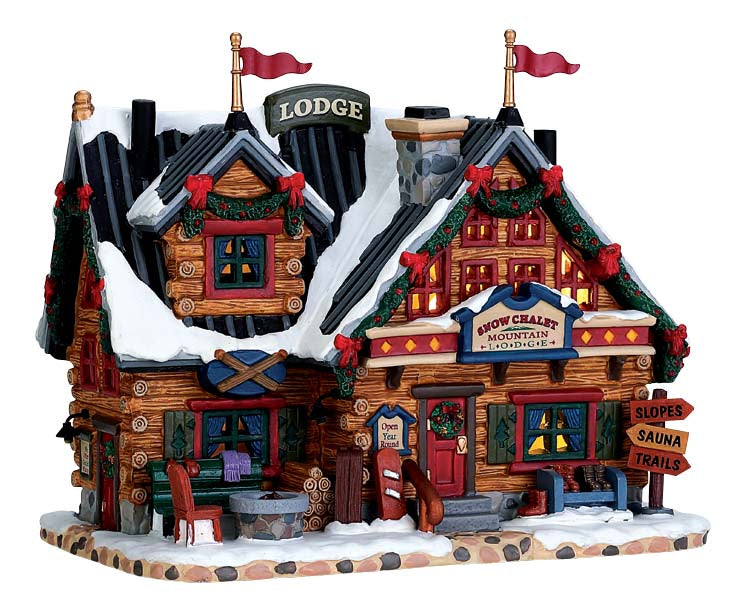 Lemax apres-ski lodge incl. adaptor (wit)
