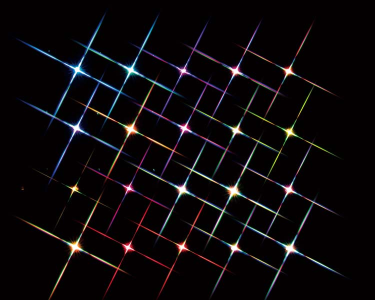 Lemax super bright multi color flashing light string