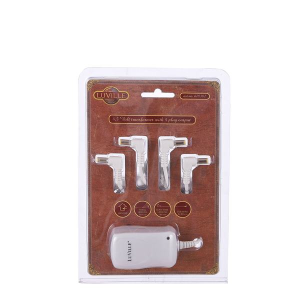 LuVille Switch adapter 4,5 V met 4 plugs out