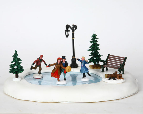 Lemax winter skating