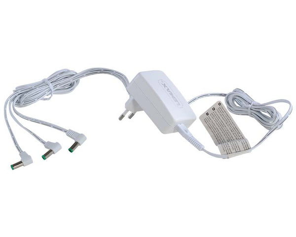 Lemax  adaptor, 4,5V, wit, 3-output