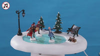 Lemax winter skating