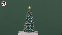 Lemax snowy christmas tree, multi light