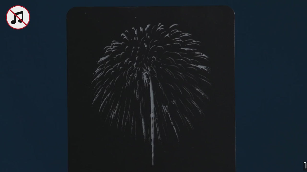 Lemax multi-color fireworks